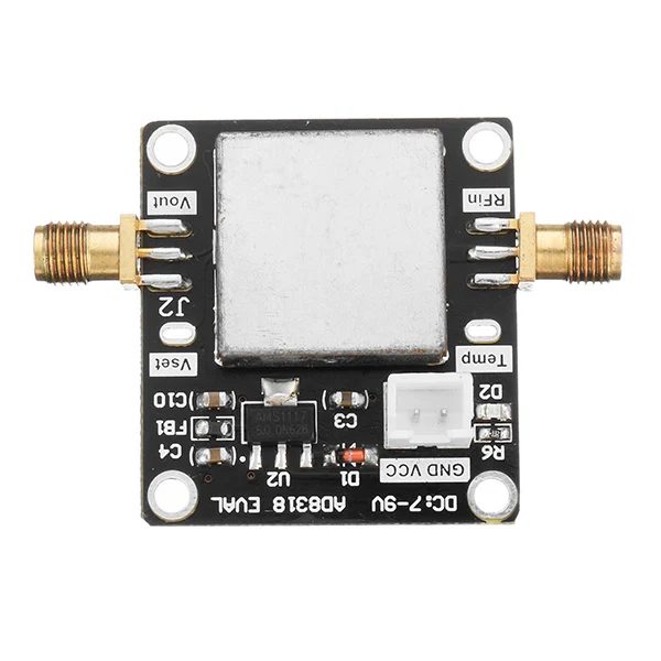 Новый AD8318 модуль измеритель мощности Log Detector 1 м 8 ГГц 70 дБ динамический ALC/agc