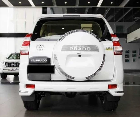 Для Toyota Cruiser Prado FJ150 FJ 150 2014-2017 АБС-пластик белый цвет задний угловой бампер