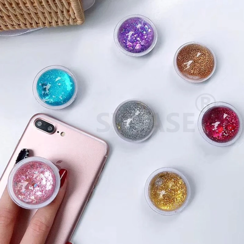 SYCASE мода блестки кронштейн Новый телескопический мобильный телефон Multi-function 360