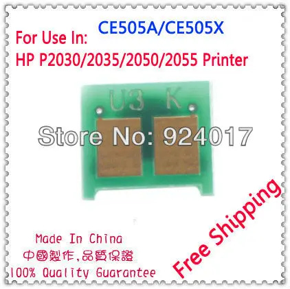 Чип сброса для принтера hp 2055 2050 2035, для hp LaserJet CE505A CE505X 05A 05X 505A 505X чип тонера, для hp 505 чип пополнения тонера