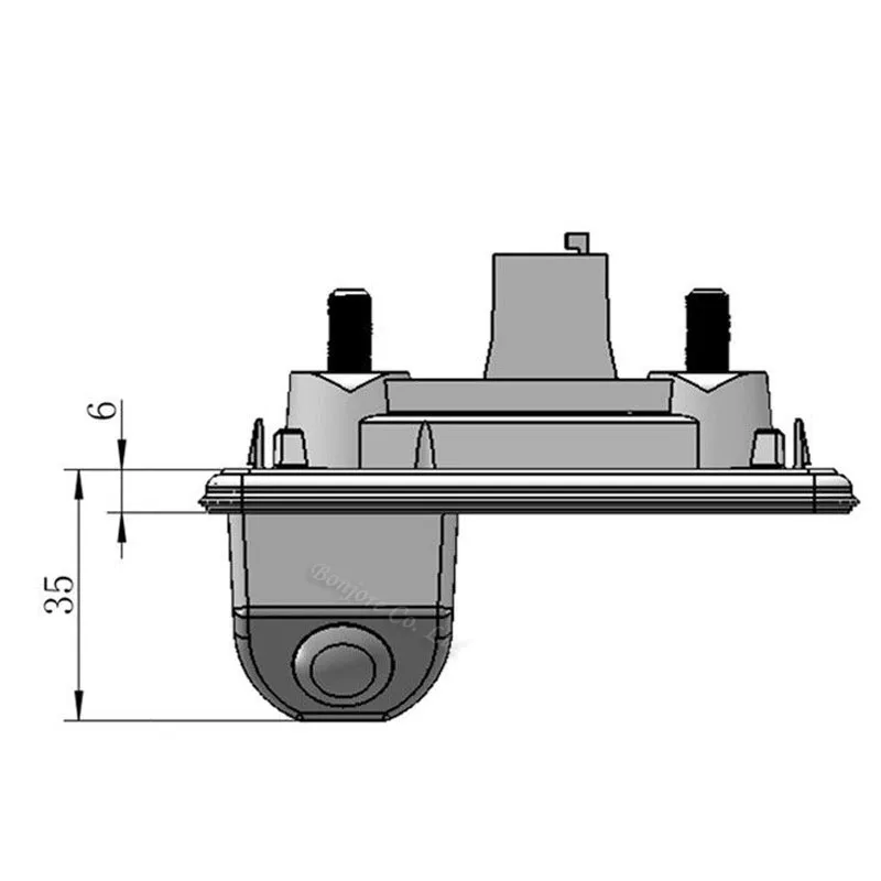 Камера заднего вида Koorinwoo HD CCD парковочная для Skoda/Octavia/Fabia/Superb/Roomster/Yeti/Audi/A1 |