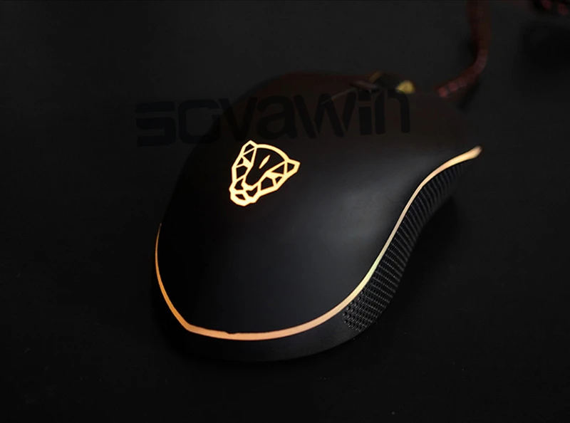 Motospeed V40 программируемая игровая мышь 4000 dpi USB компьютер Ноутбук PC Gamer Wried оптический Mause с подсветкой дышащий светодиодный для игр