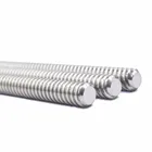 1 шт., винт для 3D-принтера, диаметр 8 мм, резьба 8 мм или 2 мм, длина 300 мм, 400 мм, 500 мм, трапециевидный винт шпинделя с гайкой POM