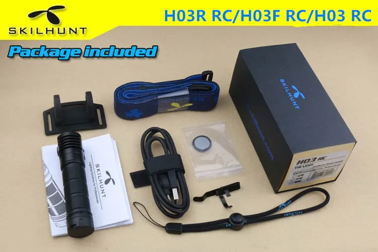 Skilhunt H03C RC с одной рукой боковой переключатель RGBW светодиодный налобный фонарь 18650 CR123A Магнитный перезаряжаемый фонарь с бесплатной головкой