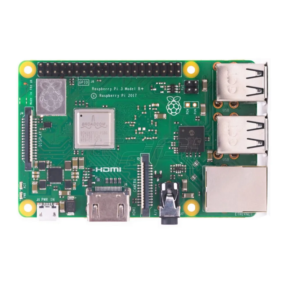 52Pi Raspberry Pi 3 Model B Plus (3B / 3B +) 64-битный ЦПУ 1 4 ГГц Гб ОЗУ WiFi 2 PoE бесплатный подарок-чехол