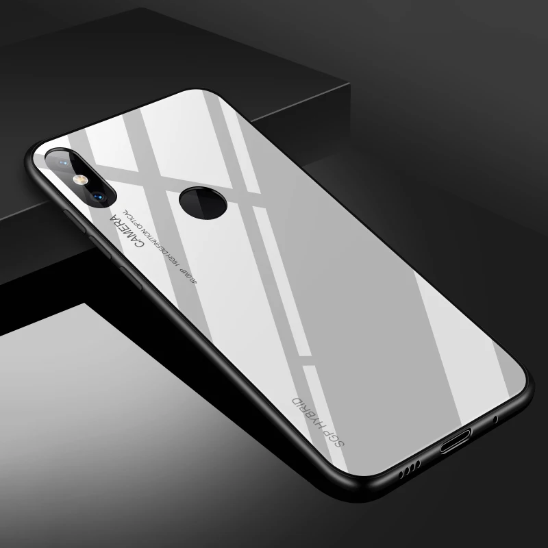 Чехол на ksio mi redmi 5 plus для Xiaomi mi a2 lite mi 8 SE A2 A1 mi x 2 s2 стеклянная крышка Coque Note 5 Pro Plus 5A 4X3 4X6 xiaomei