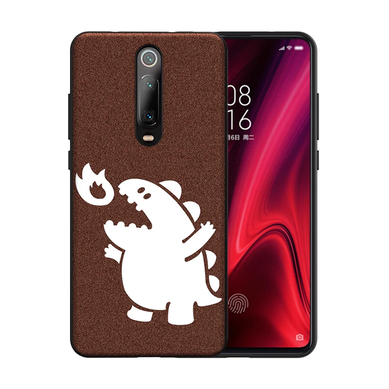 Чехол для Xiaomi mi 9 T, глобальная версия, Спортивная уличная культура, кожаный защитный чехол на заднюю панель для Red mi K20 Pro 9T Pro, чехол - Цвет: Коричневый