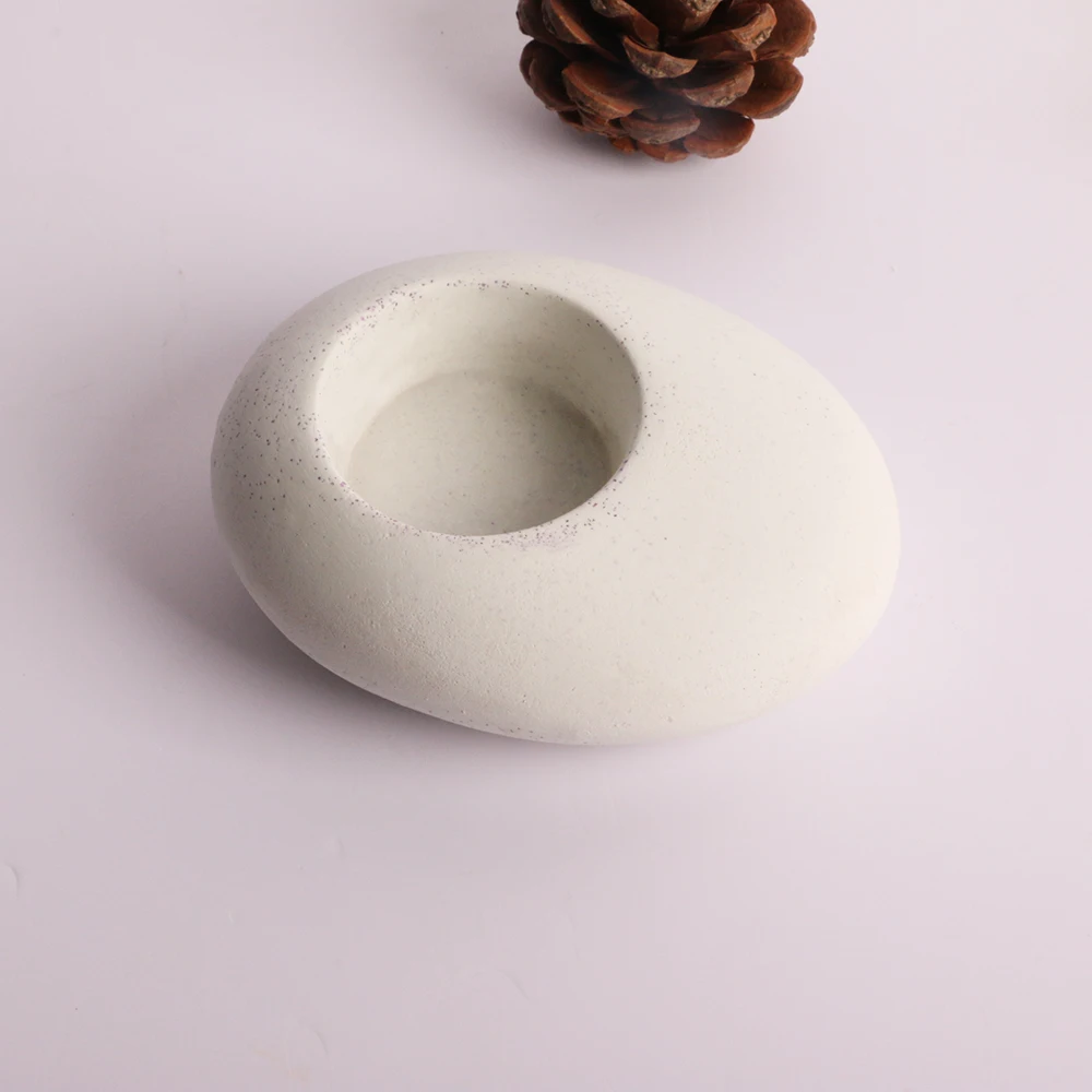 Loft novelty romantic candlestick cement simple wind home decoration candlelight dinner props | Дом и сад
