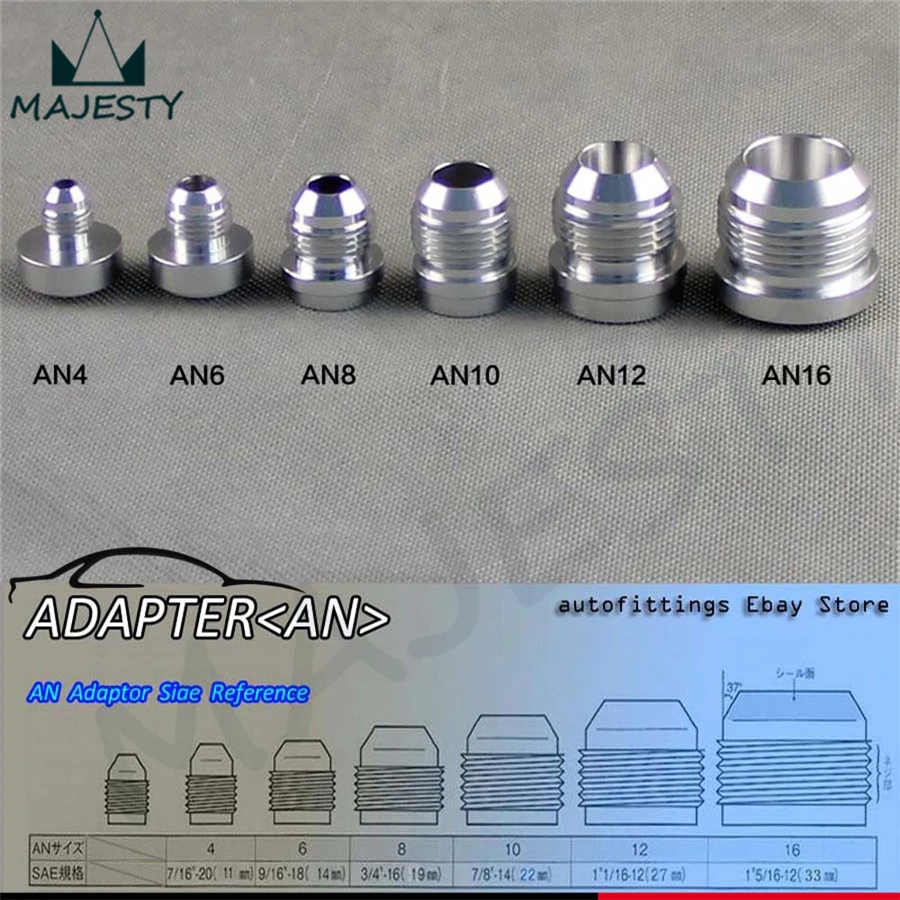 4 шт. алюминиевые вставки для шланга|weld bung|hose fittingan fittings |