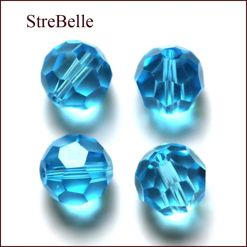 Factory Direct Wholesale 100pcs/Bag AAA2 32Fa Round Crystal Glass Bead 8MM Loose Beads AAA Grade for Jewelry Making 30 Colors|beaded watch band