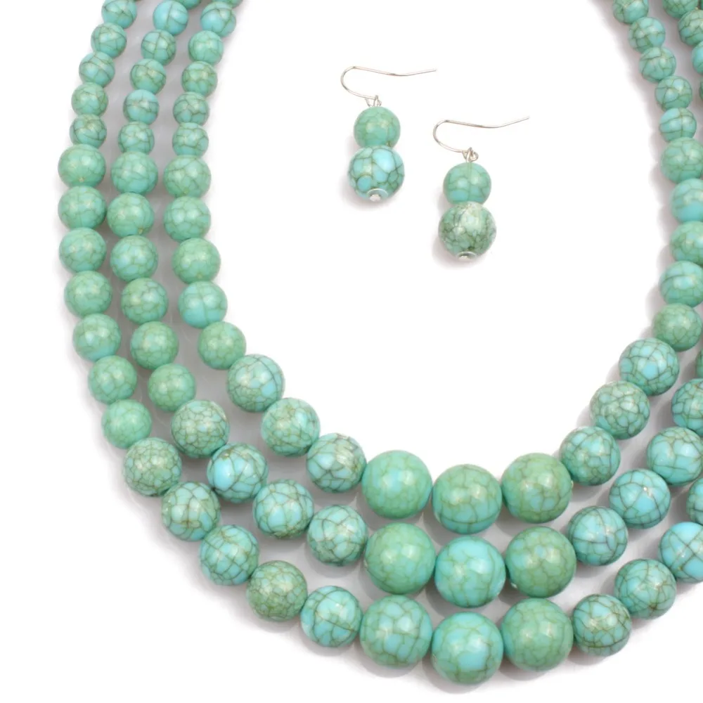 SoAyle модные богемные этнические ювелирные бусы Halsband Amazonite камни Натуральный Druzy