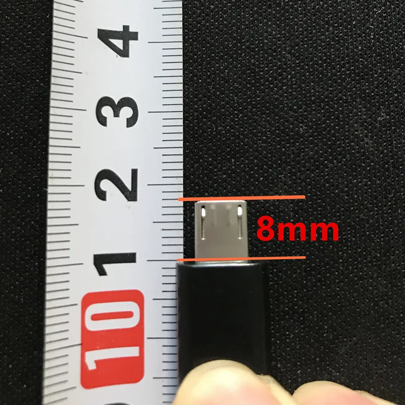 8 мм сверхдлинный Адаптер зарядного устройства Micro Usb 5 в 2 а для Samsung Galaxy J7 J5 Lg K8 K10 2017