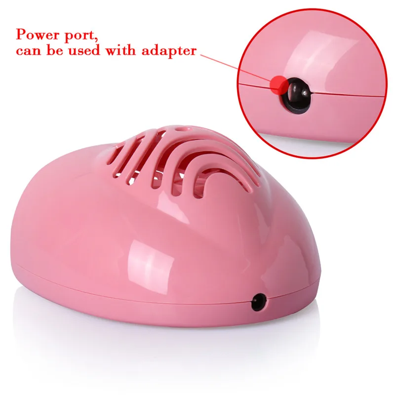 Beau гелевая Портативная Сушилка для ногтей мини вентилятор розового цвета