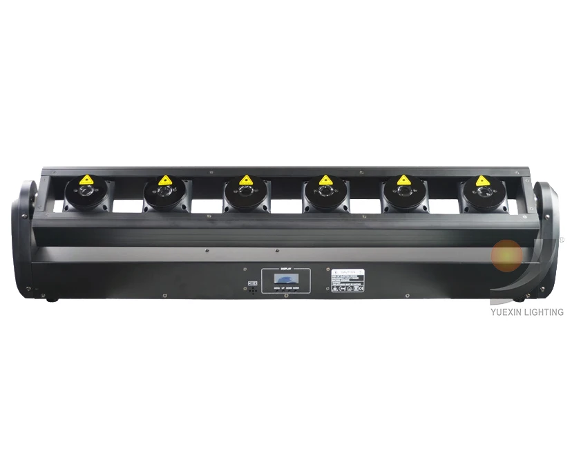 6 отдельных управляемых движущихся головок RGB лазер для сцены шоу эффект партии