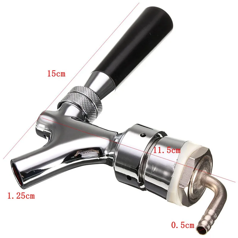 Kegerator пивной кран черновой Хвостовик с локоном 1-2/5 ''X3/16 ''латунная трубка новые барные инструменты