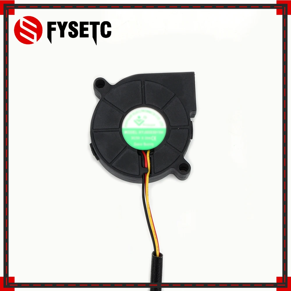 Impressora 3d Prusa i3 Mk3 dc 5v 5015 Sopro Radial Ventilador Refrigeração Hidráulico Manga Rolamento Frontal Impressão Ventilador Refrigerador Radiador 10 Peças de Acessórios p/ quadro de demonstração