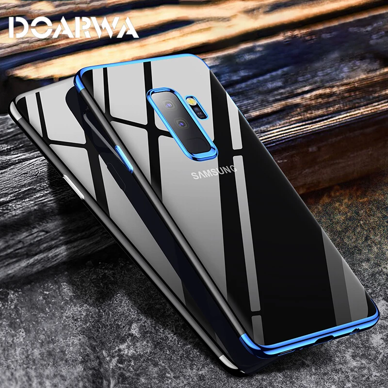 Прозрачное покрытие чехол для samsung Galaxy S8 S9 плюс S6 S7 Edge Note девочек от 5 до 8 лет 9