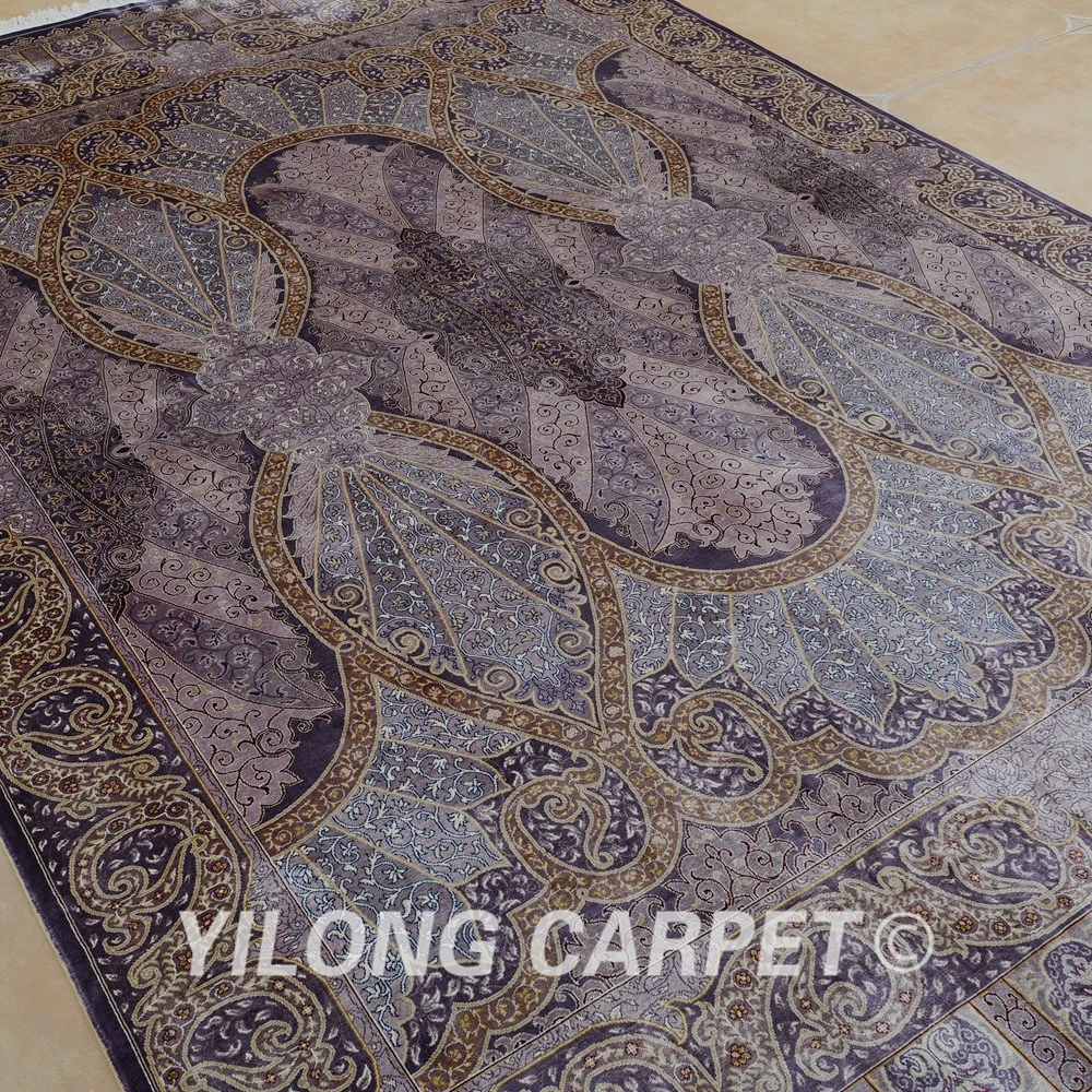 Ковер Yilong 6 'x 9 'vantage фиолетовый классический ковер ручной работы для спальни