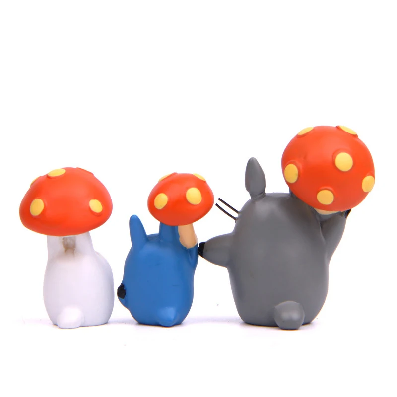 Экшн фигурка японского Totoro мини игрушки аниме Мой сосед Ghibli Миядзаки Грибная