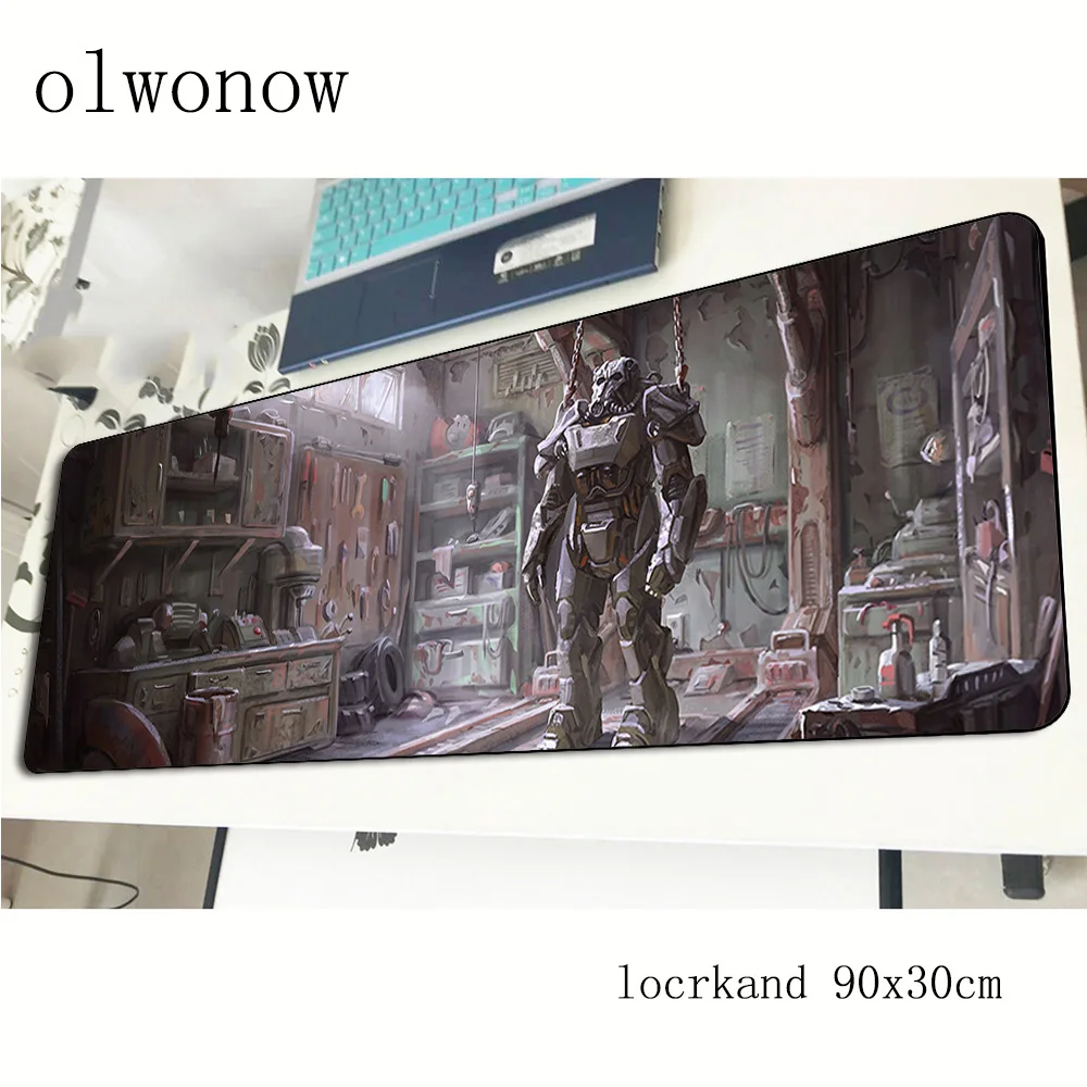 Falloutd 4 коврик для мыши красочный компьютерный игровой коврик 90x30 см великолепный Коврик Для Мыши Эргономичный гаджет коврики для Кабинета