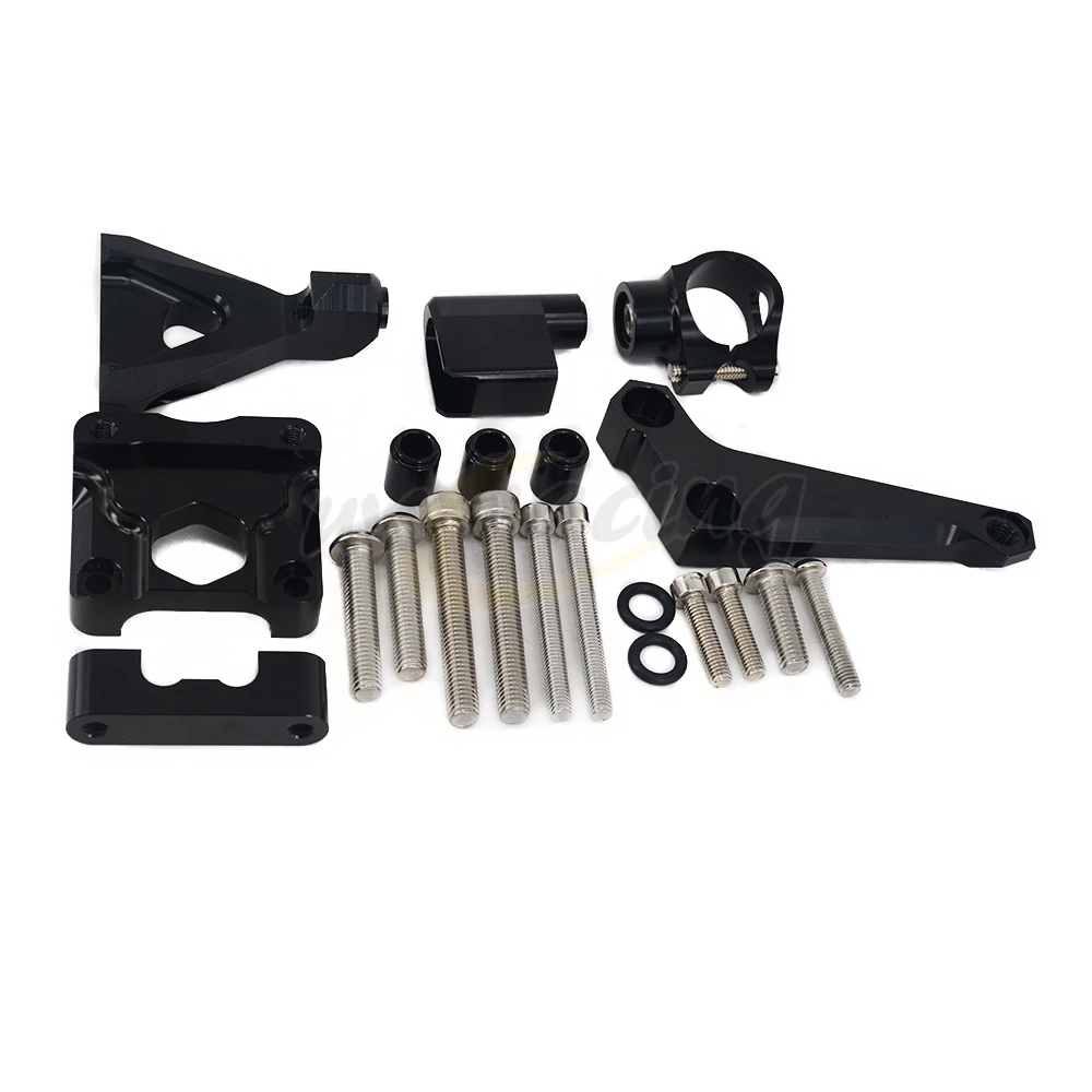 

Motorcycle Steering Damper Stabilizer Holder Bracket Mounting For KAWASAKI Z250 Z300 2015 2016