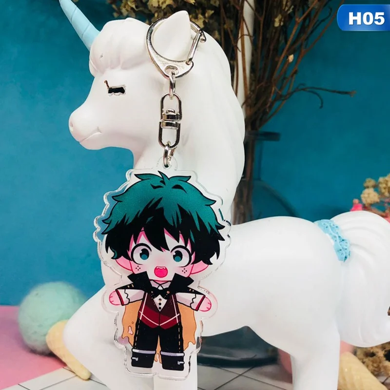 05 My Hero Academy брелок двухсторонний брелок кулон акриловый аниме аксессуары брелок с фигурками из мультфильмов - Цвет: 05