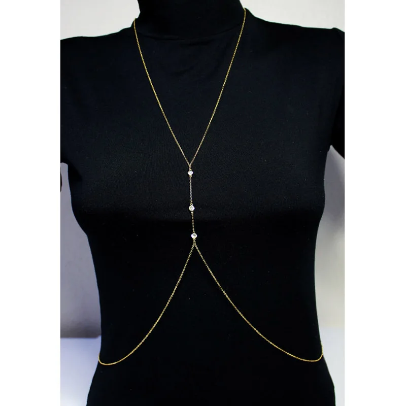 Новинка 2017 лидер продаж Женские Подвески с кристаллами и стразами бикини цепочка