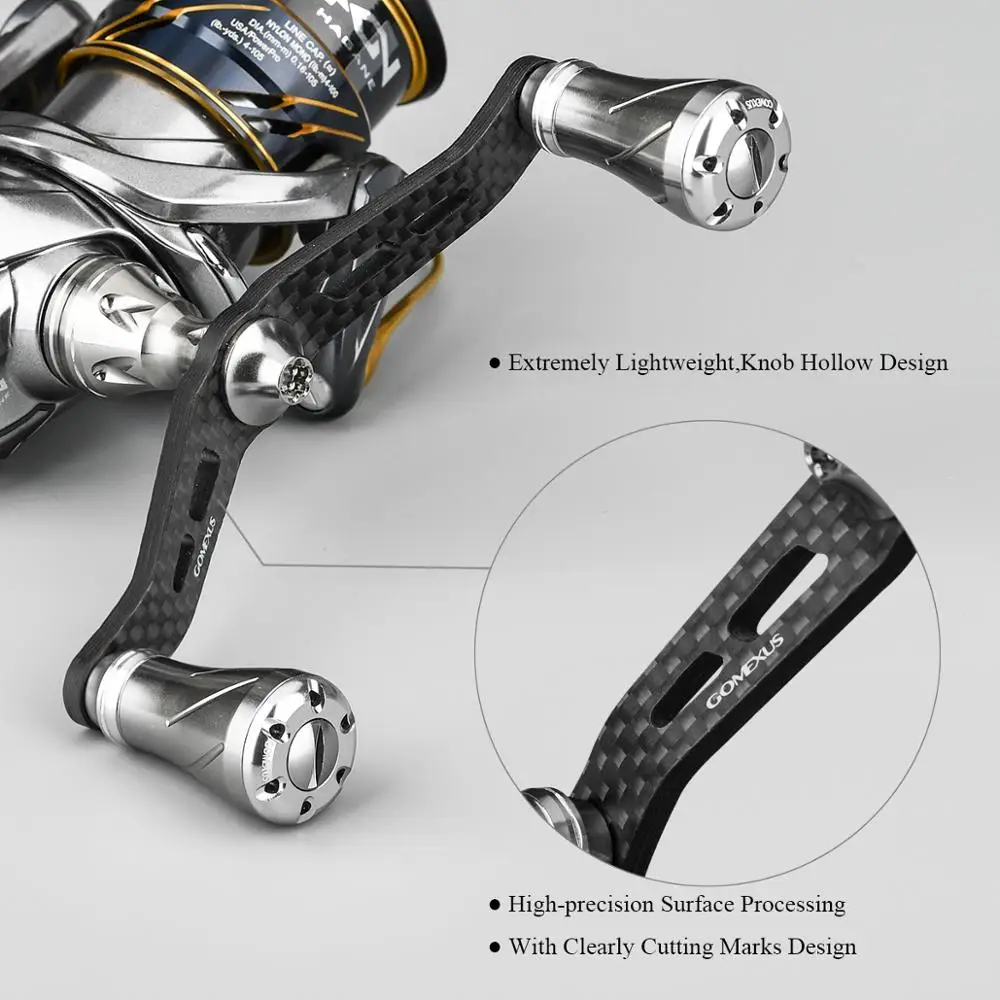 Gomexus Carborn power ручка для Shimano 1000-3000 спиннинговая катушка как описание