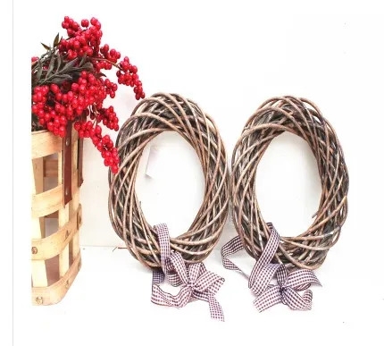 Украшение Модный цветочный венок кольцо из ротанга свадебные принадлежности