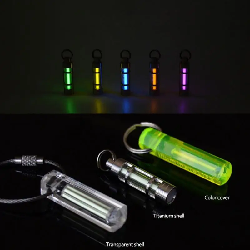 5 цветов Nite Tritium Glowring брелок для ключей ночной автоматический свет самосветовой