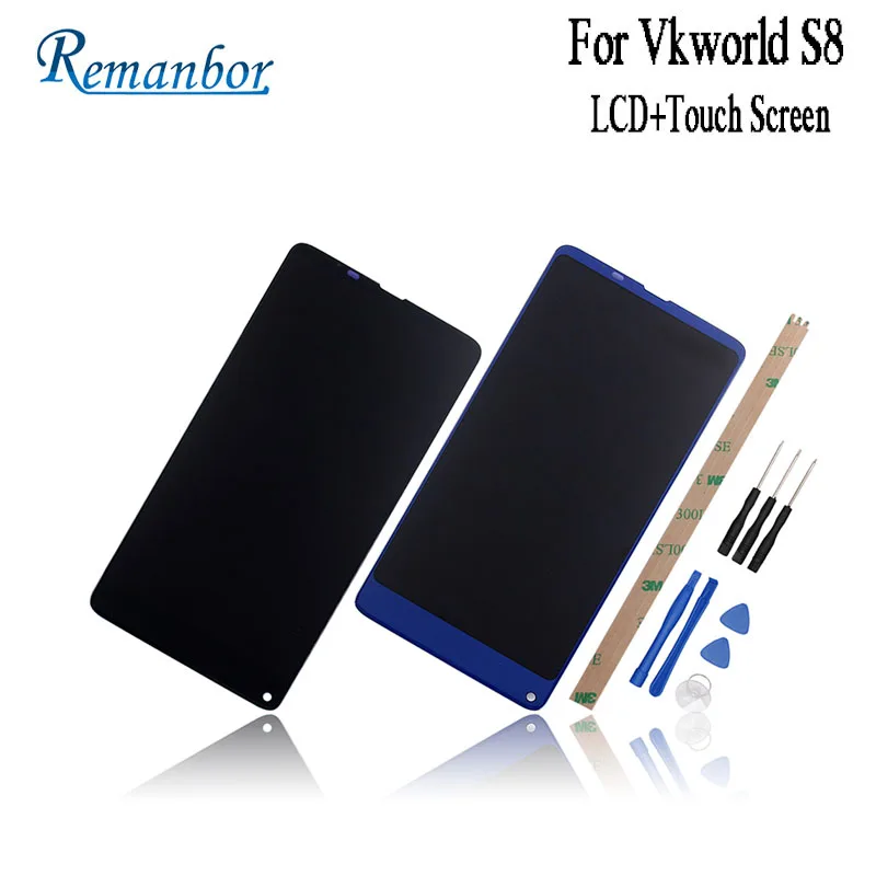 Remanbor для Vkworld S8 ЖК дисплей Дисплей и Сенсорный экран 5 99 дюймов сборки ремонт