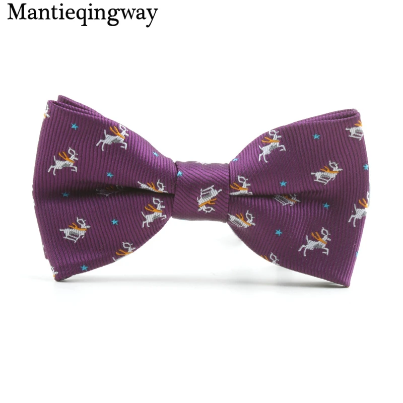 Mantieqingway полиэфир дети лук Галстуки Для Свадьба Нижнее белье с рисунком из