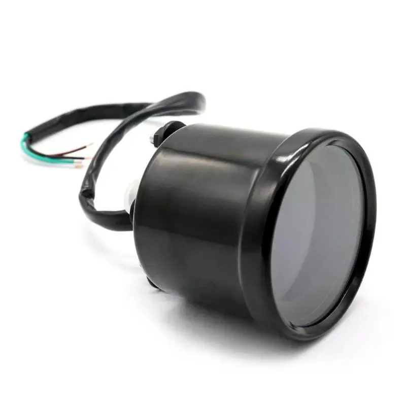 12V Universal Backlight LCD Digital Motorcycle Speedometer Tachometer Gauge