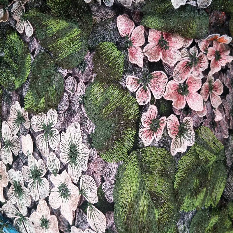 High Quality African Laces Fabrics Embroidered Army green Lace Fabric 2017 French Net XZ04-2 | Дом и сад