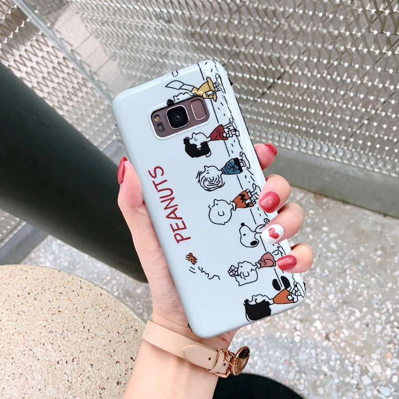 Чехлы YHBBCASES для Samsung S10 Plus милые Мультяшные мягкие силиконовые чехлы с арахисом