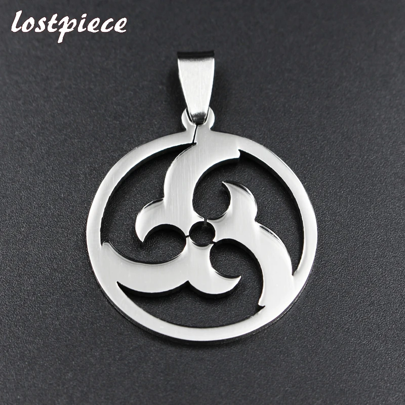 Lostpiece 2018 Серебряный Цвет Нержавеющая сталь аниме амулет кулон Цепочки и ожерелья