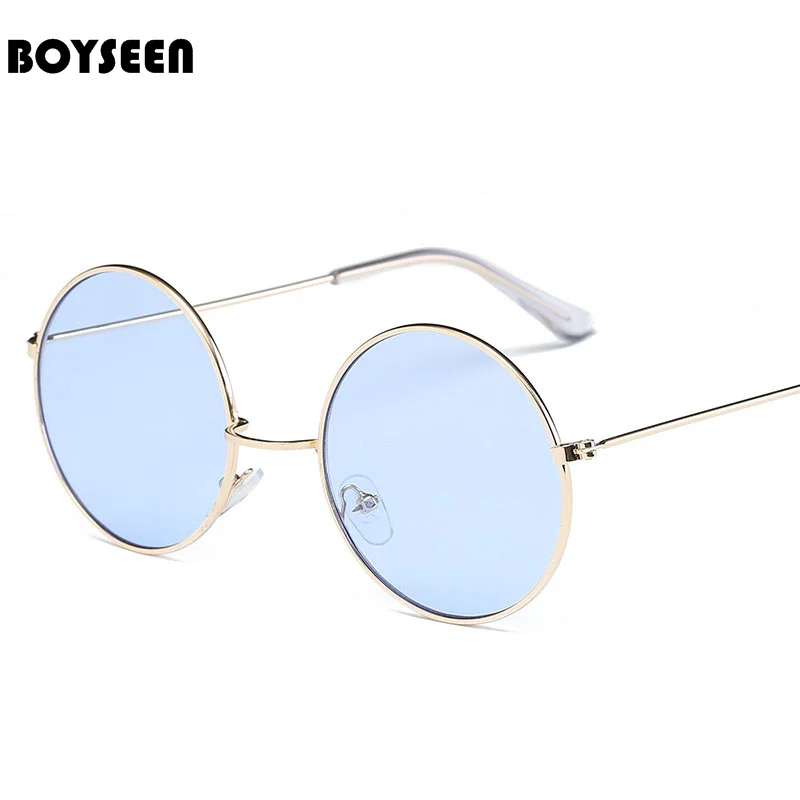 Boyseen ретро квадратный большой размер объектива зеркало дизайнер розовые очки