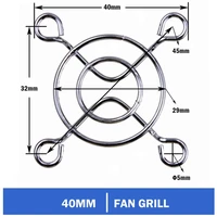 100pcslot gdstime 40mm metal steel 4cm fan protector finger guard grill net