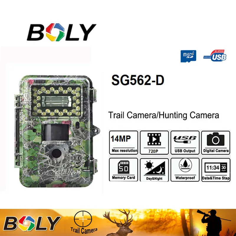 ScoutGuard охотничья камера фото ловушки 14MP 1080 P светодио дный 100ft диапазон обнаружения Wild Life Trail камера и безопасная камера SG562-D