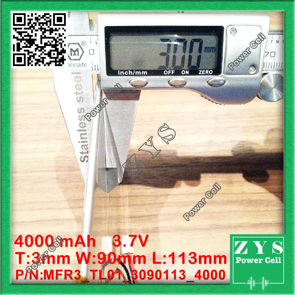 1 шт. Литий ионная батарея 3 7 v 3800mAh аккумуляторная 3800 mah Размер: 3x92x105mm|3.7v li-ion rechargeable
