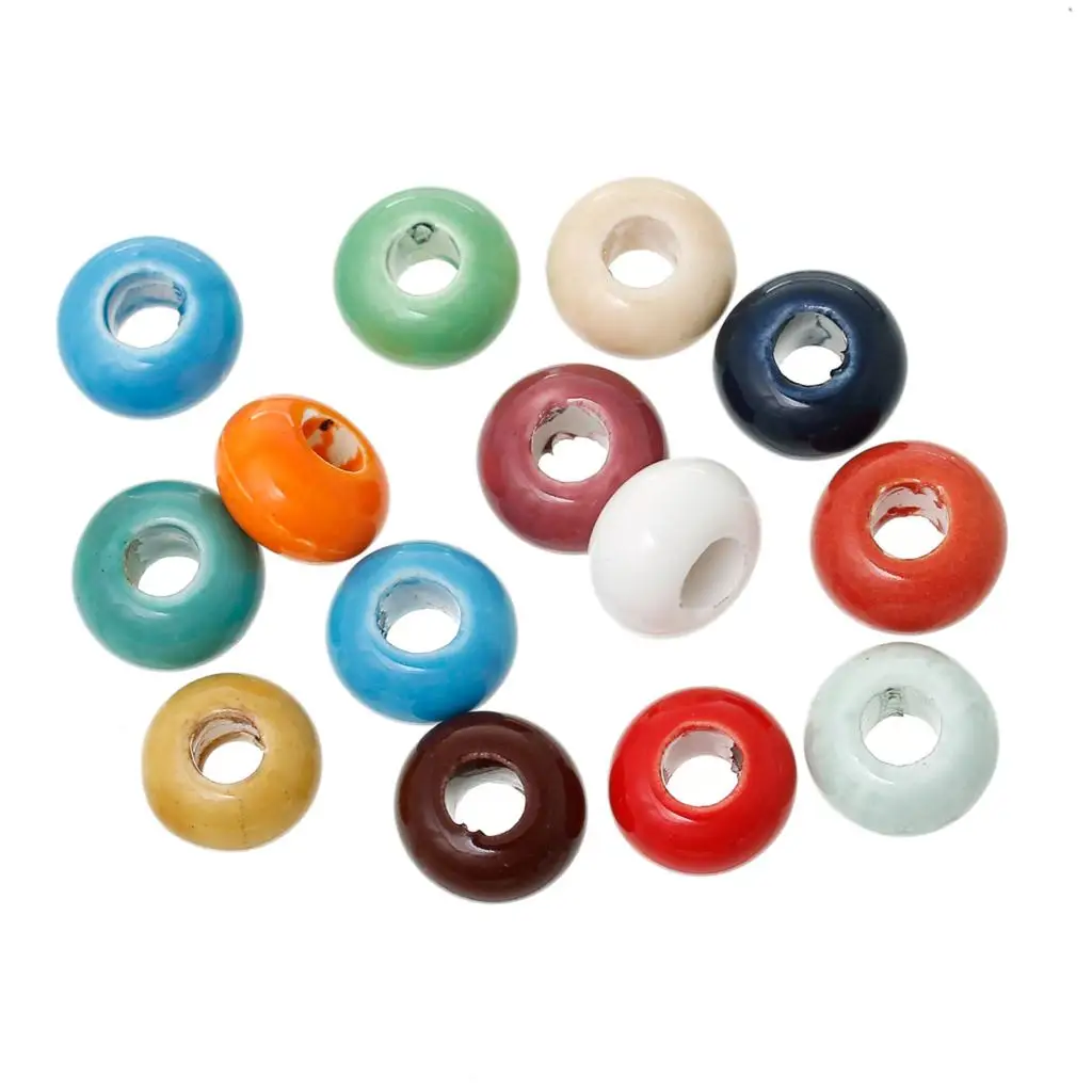 DoreenBeads 2018 Новые DIY ювелирных изделий керамики в европейском стиле круглые
