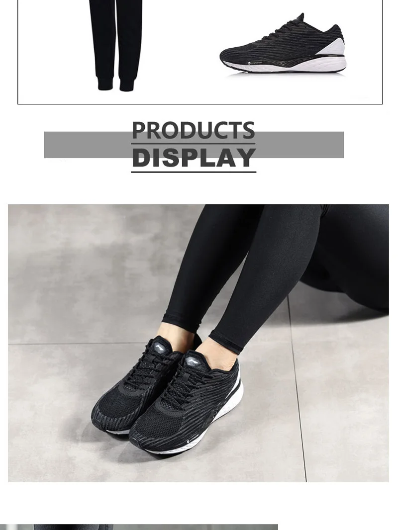 Li-Ning/женские кроссовки для бега с облачной подушкой; спортивная обувь с монолитной трикотажной подкладкой; дышащая обувь; кроссовки; ARHN006 XYP642