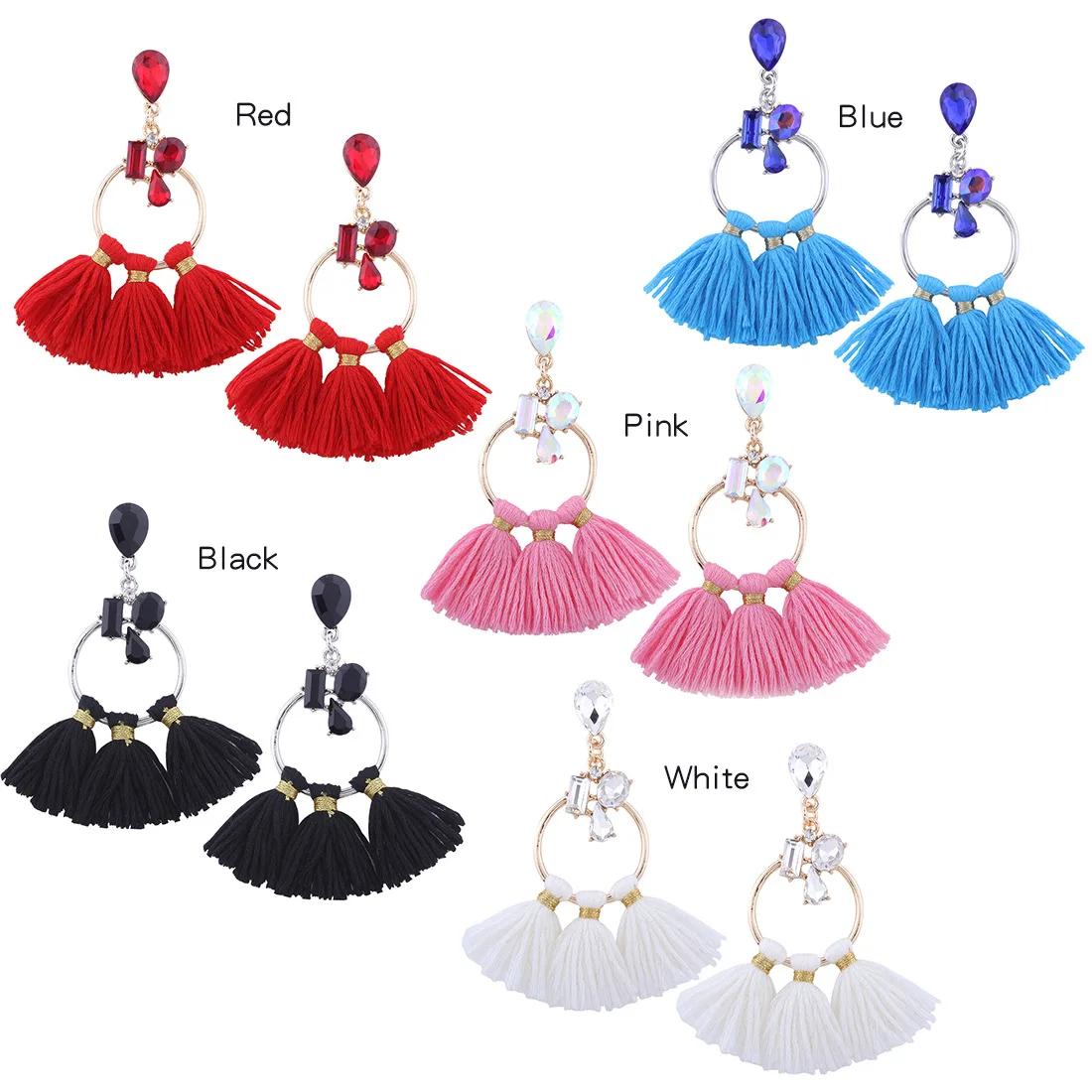 Серьги для Для женщин серьги Boho кисточкой Pendientes oorbellen Brinco Brincos колошения чешского