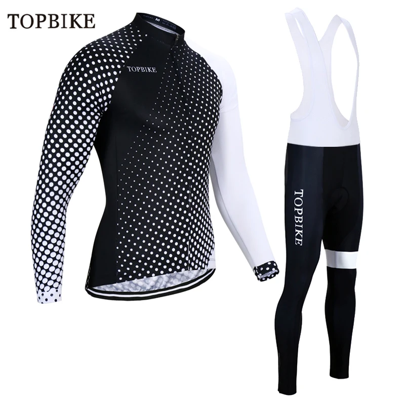 TOPBIKE Велоспорт Джерси Набор MTB велосипед одежда Униформа гоночный велосипед одежда ropa ciclismo hombre цикл мужские платья длинные наборы