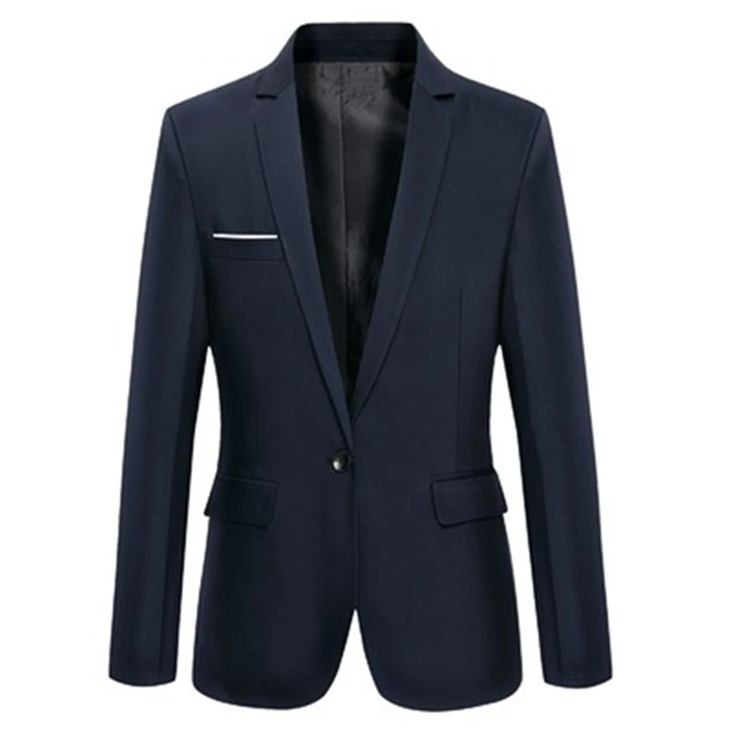 Новый Мужской приталенный Блейзер весна-осень мужская куртка пальто 5XL 6XL