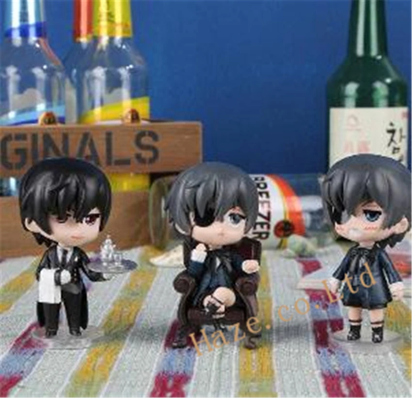 Аниме Kuroshitsuji Black Butler Sebastian ПВХ фигурка игрушка|figure toy|black butleranime figure |