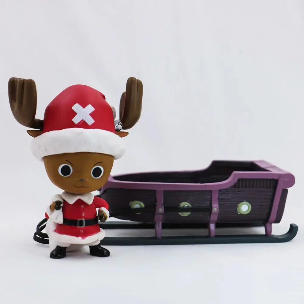 Chopper bag Одна деталь Тони Чоппер Нами рисунок рождественские Ver сани Санта Клаус Dragon ball Z Мастер Роши фигурка модель автомобиля PVC украшения - Цвет: Chopper bag