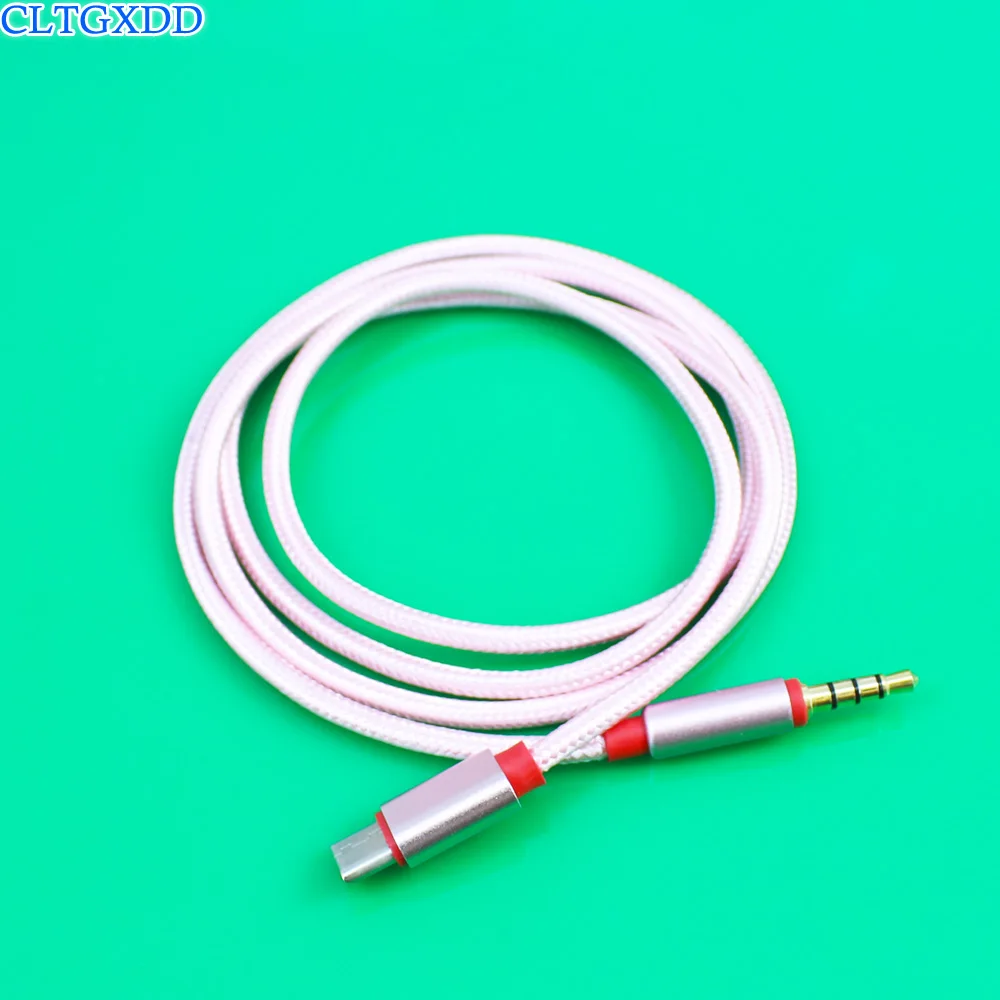 Cltgxdd 1 м USB3.1 Type C до 3 5 мм Мужские наушники стерео автомобиль AUX Bluetooth аудио кабель
