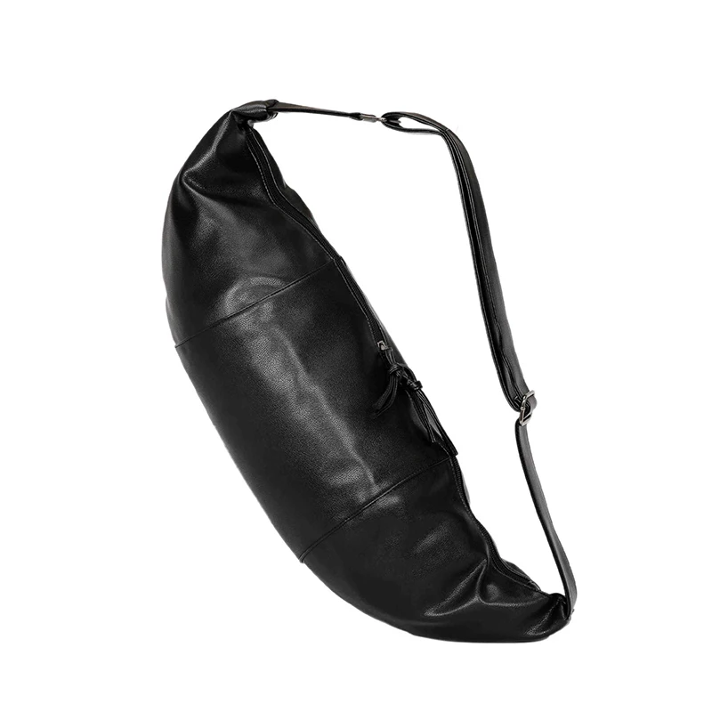 

Oversized Hobo Bags 76*33cm Fashion PU Leather Boy Crossbody Bag Trend Men Shoulder Bags Casual Travel Chest Pack Male Trip Bag