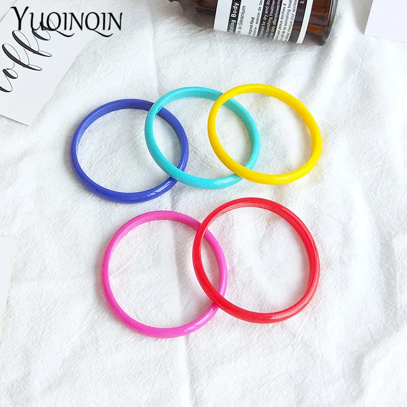 Vintage Resin Cuff Bracelet Bangles for Women 2019 New Fashion Jewelry Red Acrylic Geometric Indian Charms Party Bangle For Girl | Украшения